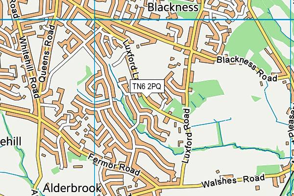 TN6 2PQ map - OS VectorMap District (Ordnance Survey)