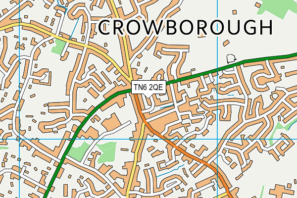TN6 2QE map - OS VectorMap District (Ordnance Survey)