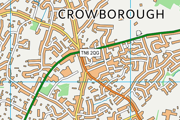 TN6 2QG map - OS VectorMap District (Ordnance Survey)