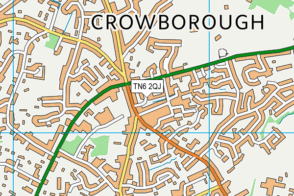 TN6 2QJ map - OS VectorMap District (Ordnance Survey)