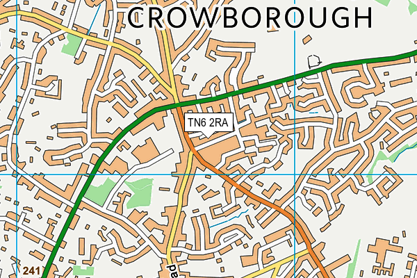 TN6 2RA map - OS VectorMap District (Ordnance Survey)
