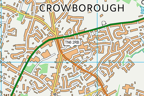 TN6 2RB map - OS VectorMap District (Ordnance Survey)