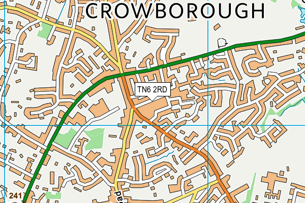 TN6 2RD map - OS VectorMap District (Ordnance Survey)