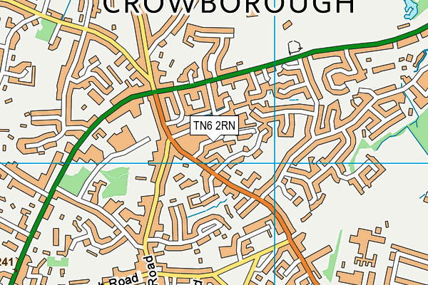 TN6 2RN map - OS VectorMap District (Ordnance Survey)