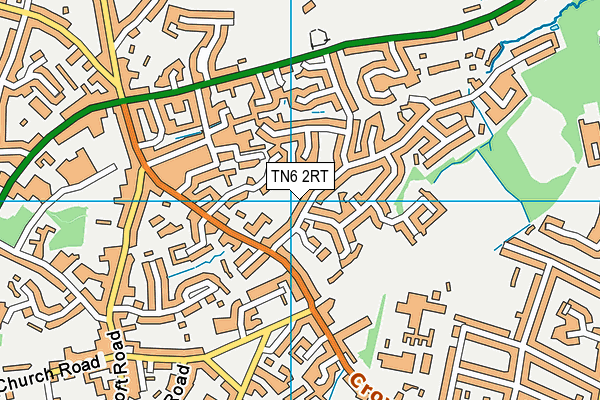 TN6 2RT map - OS VectorMap District (Ordnance Survey)