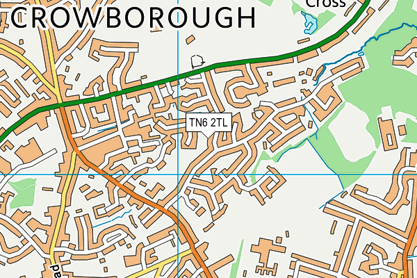 TN6 2TL map - OS VectorMap District (Ordnance Survey)