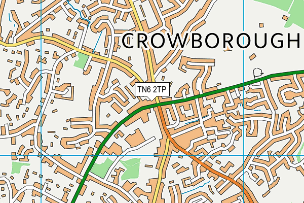 TN6 2TP map - OS VectorMap District (Ordnance Survey)