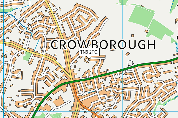 TN6 2TQ map - OS VectorMap District (Ordnance Survey)