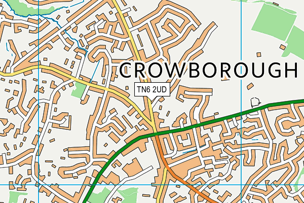 TN6 2UD map - OS VectorMap District (Ordnance Survey)