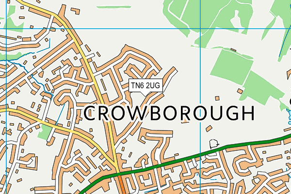 TN6 2UG map - OS VectorMap District (Ordnance Survey)