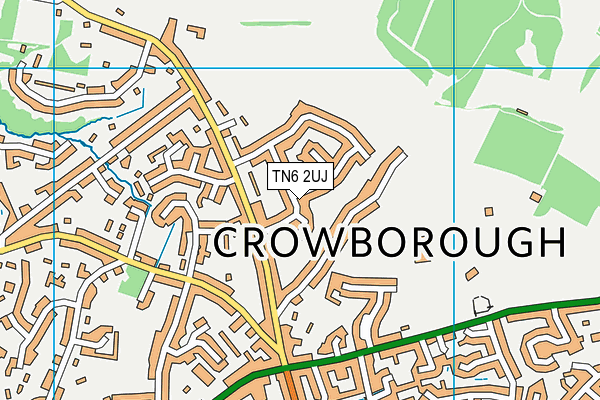 TN6 2UJ map - OS VectorMap District (Ordnance Survey)