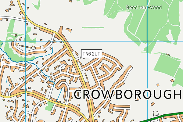 TN6 2UT map - OS VectorMap District (Ordnance Survey)