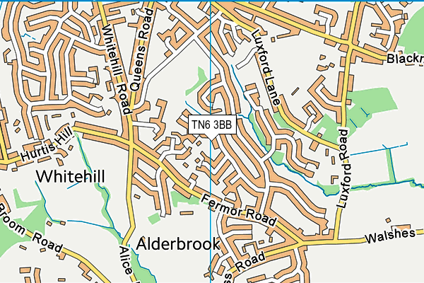 TN6 3BB map - OS VectorMap District (Ordnance Survey)