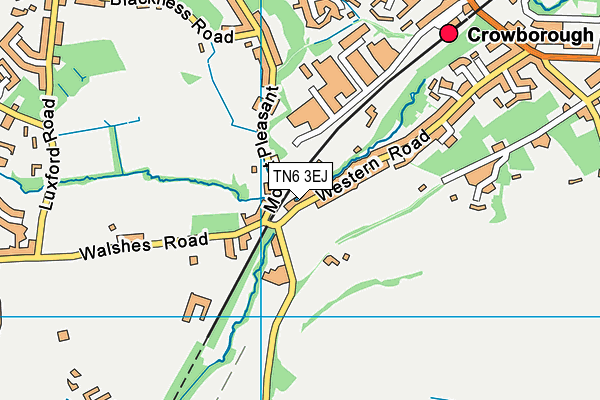 TN6 3EJ map - OS VectorMap District (Ordnance Survey)