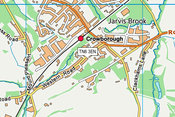 TN6 3EN map - OS VectorMap District (Ordnance Survey)