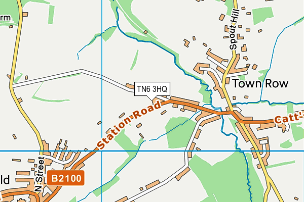 TN6 3HQ map - OS VectorMap District (Ordnance Survey)