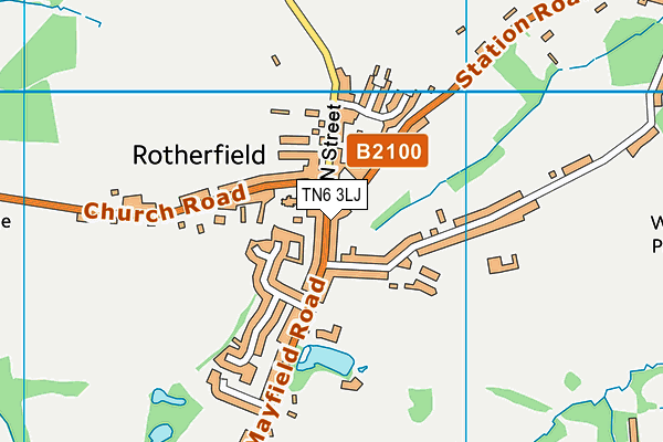 TN6 3LJ map - OS VectorMap District (Ordnance Survey)