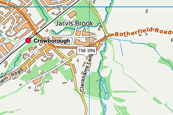 TN6 3RN map - OS VectorMap District (Ordnance Survey)