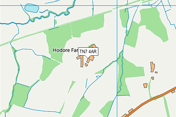TN7 4AR map - OS VectorMap District (Ordnance Survey)