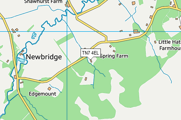 TN7 4EL map - OS VectorMap District (Ordnance Survey)