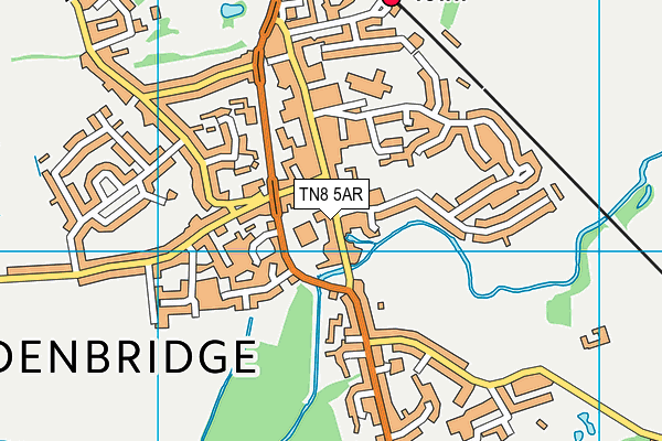 Map of BRADFORD ELECTRICAL (EDENBRIDGE) LIMITED at district scale