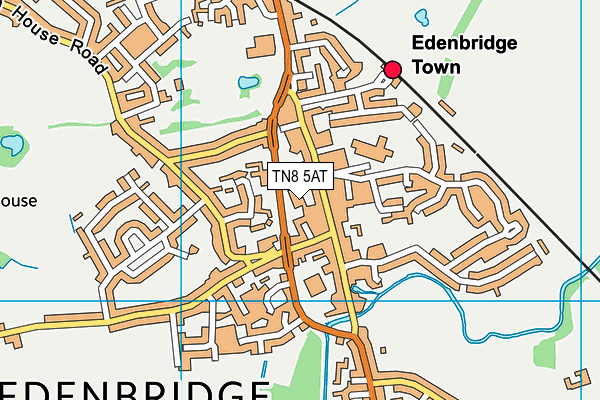 TN8 5AT map - OS VectorMap District (Ordnance Survey)