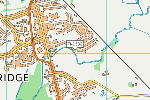 TN8 5BG map - OS VectorMap District (Ordnance Survey)