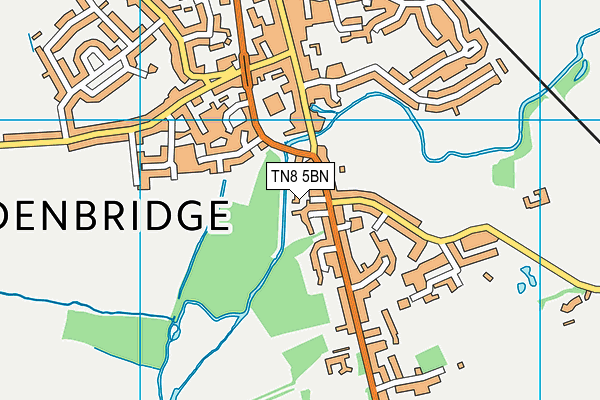 TN8 5BN map - OS VectorMap District (Ordnance Survey)