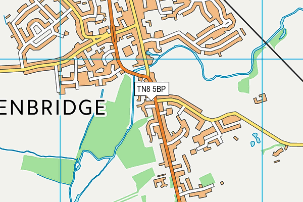 TN8 5BP map - OS VectorMap District (Ordnance Survey)