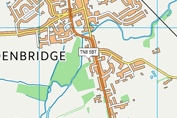 TN8 5BT map - OS VectorMap District (Ordnance Survey)