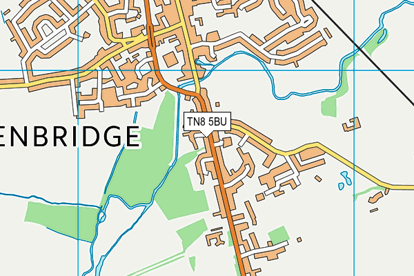 TN8 5BU map - OS VectorMap District (Ordnance Survey)
