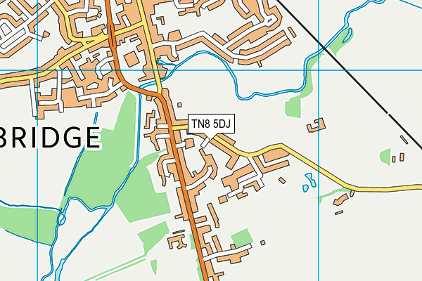 TN8 5DJ map - OS VectorMap District (Ordnance Survey)