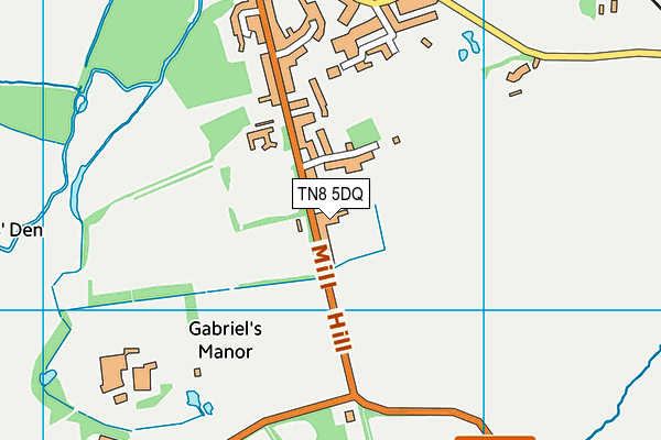 Map of GEOFFREY PECK LIMITED at district scale