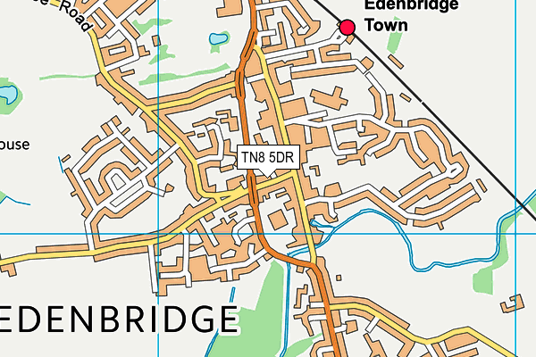 TN8 5DR map - OS VectorMap District (Ordnance Survey)