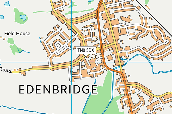 TN8 5DX map - OS VectorMap District (Ordnance Survey)