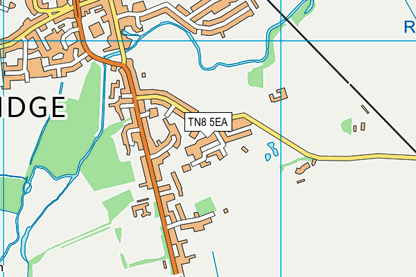 TN8 5EA map - OS VectorMap District (Ordnance Survey)