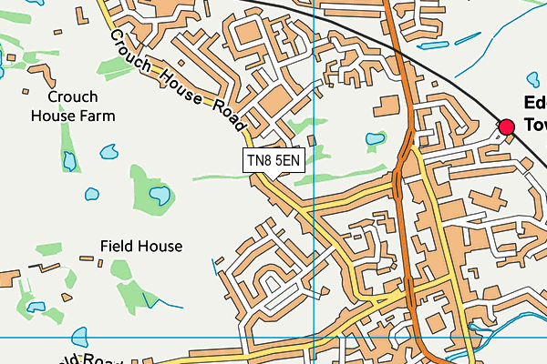 TN8 5EN map - OS VectorMap District (Ordnance Survey)