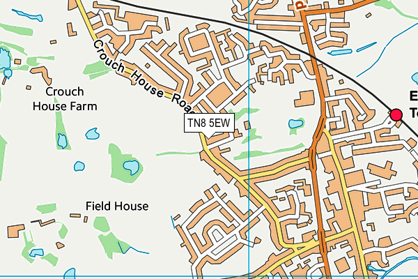 TN8 5EW map - OS VectorMap District (Ordnance Survey)
