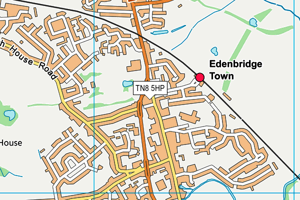 TN8 5HP map - OS VectorMap District (Ordnance Survey)