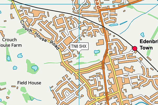 TN8 5HX map - OS VectorMap District (Ordnance Survey)