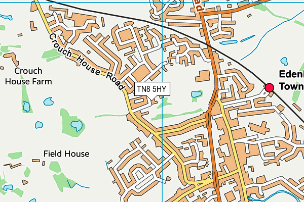 TN8 5HY map - OS VectorMap District (Ordnance Survey)