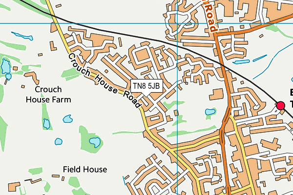 TN8 5JB map - OS VectorMap District (Ordnance Survey)