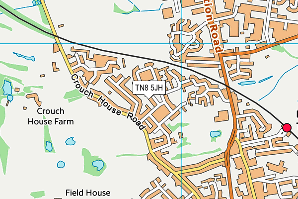 TN8 5JH map - OS VectorMap District (Ordnance Survey)