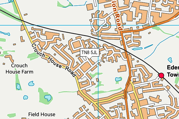 TN8 5JL map - OS VectorMap District (Ordnance Survey)