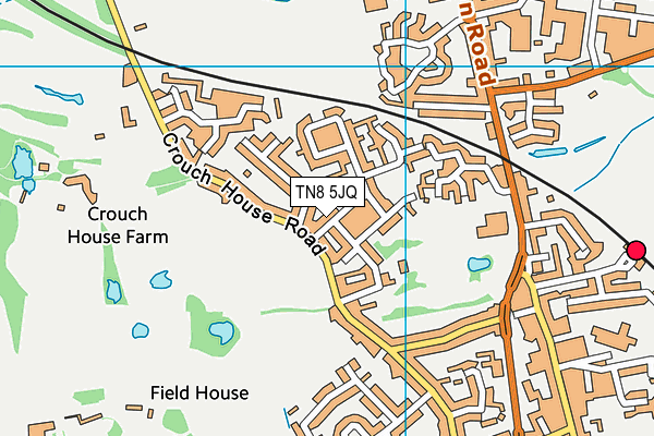 TN8 5JQ map - OS VectorMap District (Ordnance Survey)