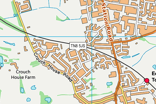 TN8 5JS map - OS VectorMap District (Ordnance Survey)