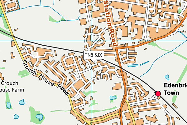 TN8 5JX map - OS VectorMap District (Ordnance Survey)