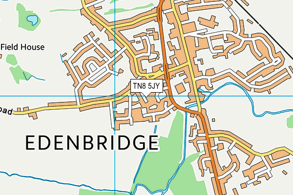 TN8 5JY map - OS VectorMap District (Ordnance Survey)