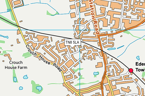 TN8 5LA map - OS VectorMap District (Ordnance Survey)