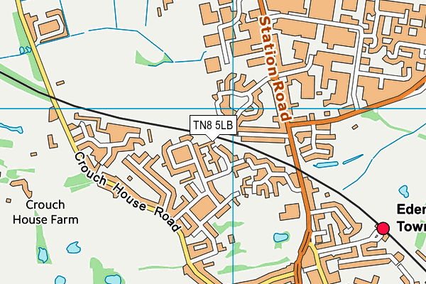 TN8 5LB map - OS VectorMap District (Ordnance Survey)